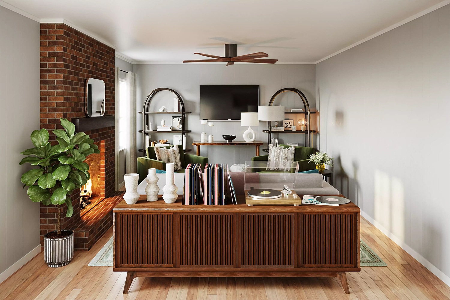 Design a Mid-Century Modern Living Room