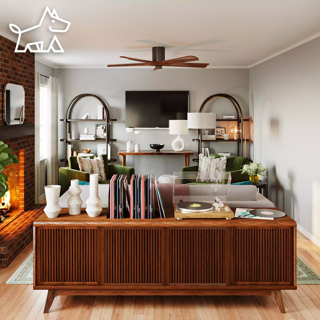 Design a Mid-Century Modern Living Room