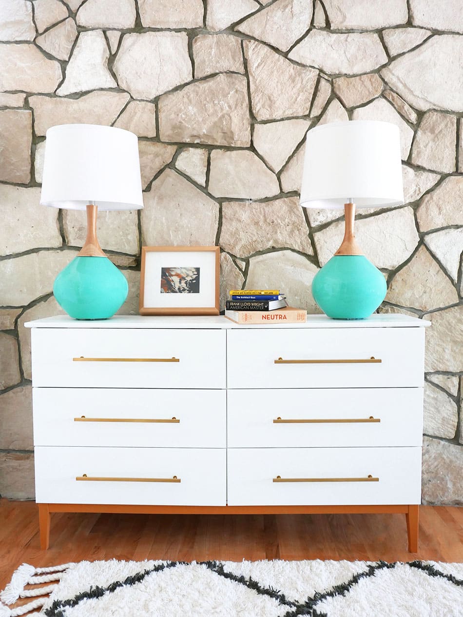 Mid Century Style Furniture DIY Dresser