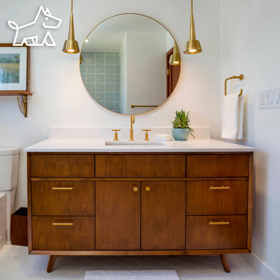 Mid-Century Modern Bathroom Design Ideas