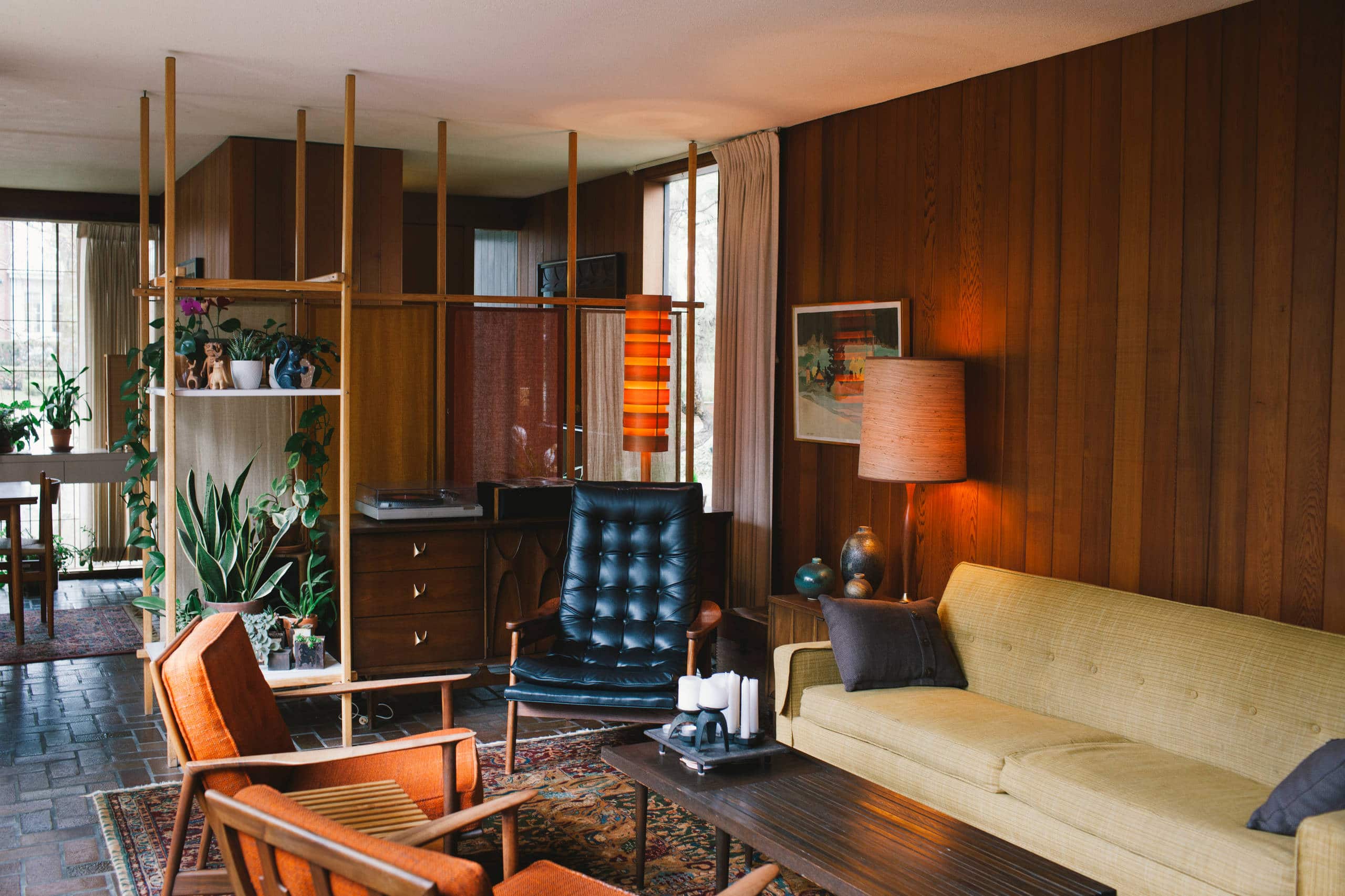 midcentury modern living room