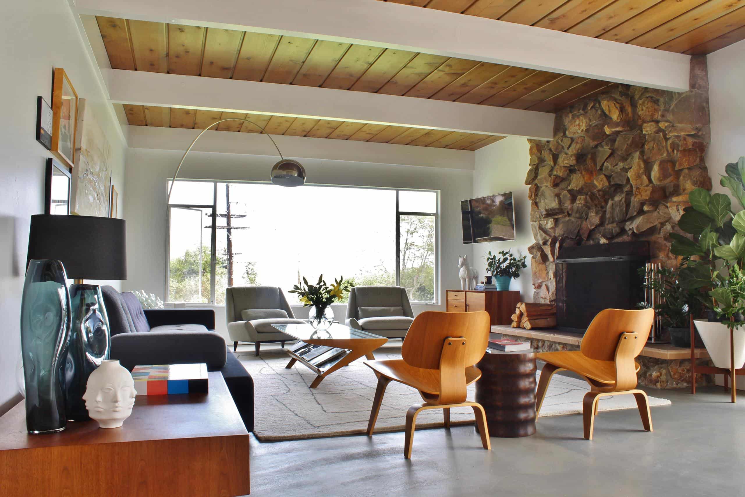 midcentury modern living room