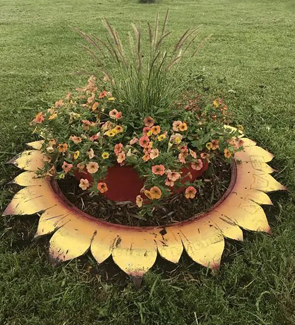 The Flower Tire: A Unique Gardening Idea