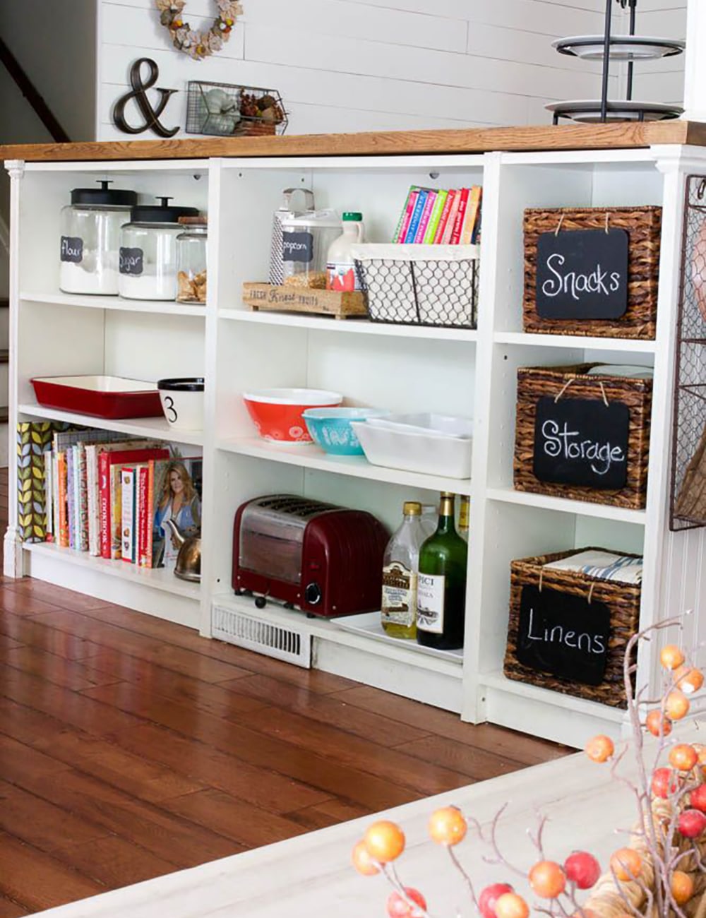 Consider Using Baskets for Extra Storage