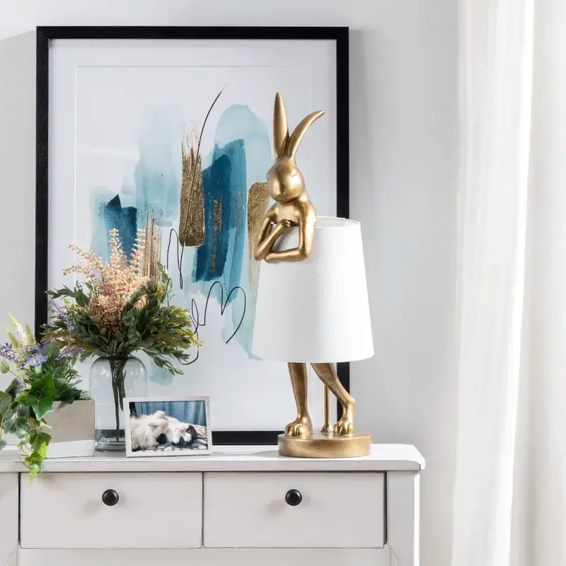 Josie Resin Novelty Lamp Rabbit- by Wayfair