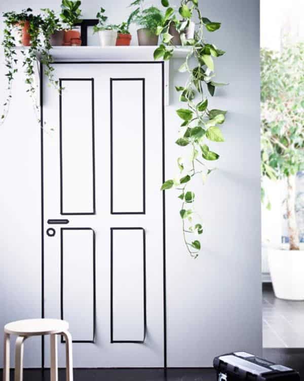 Plants over Door shelf