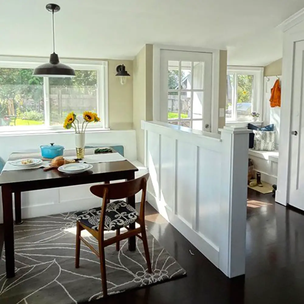 half wall paneling