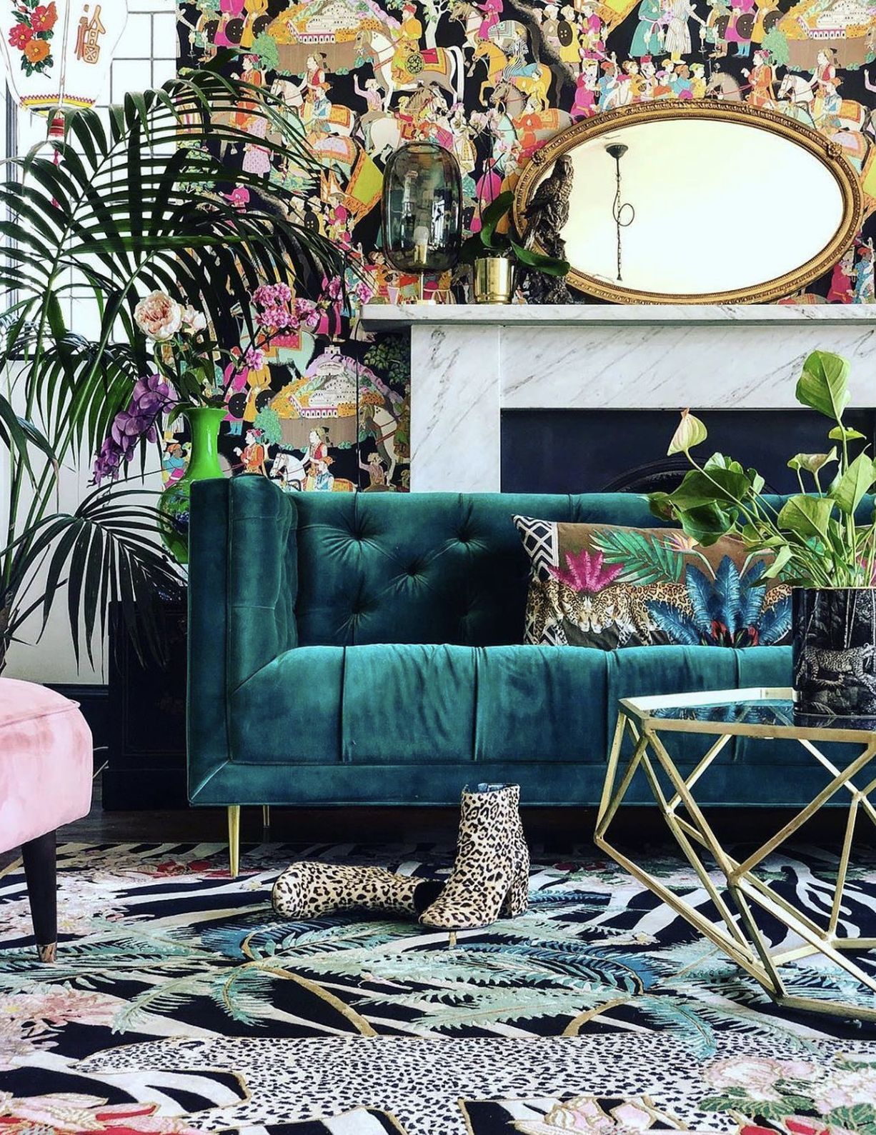 Maximalism Boho Decor Popularity