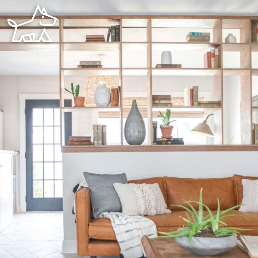 How to Decorate a Half Wall: 14 Basement and Living Room Ideas
