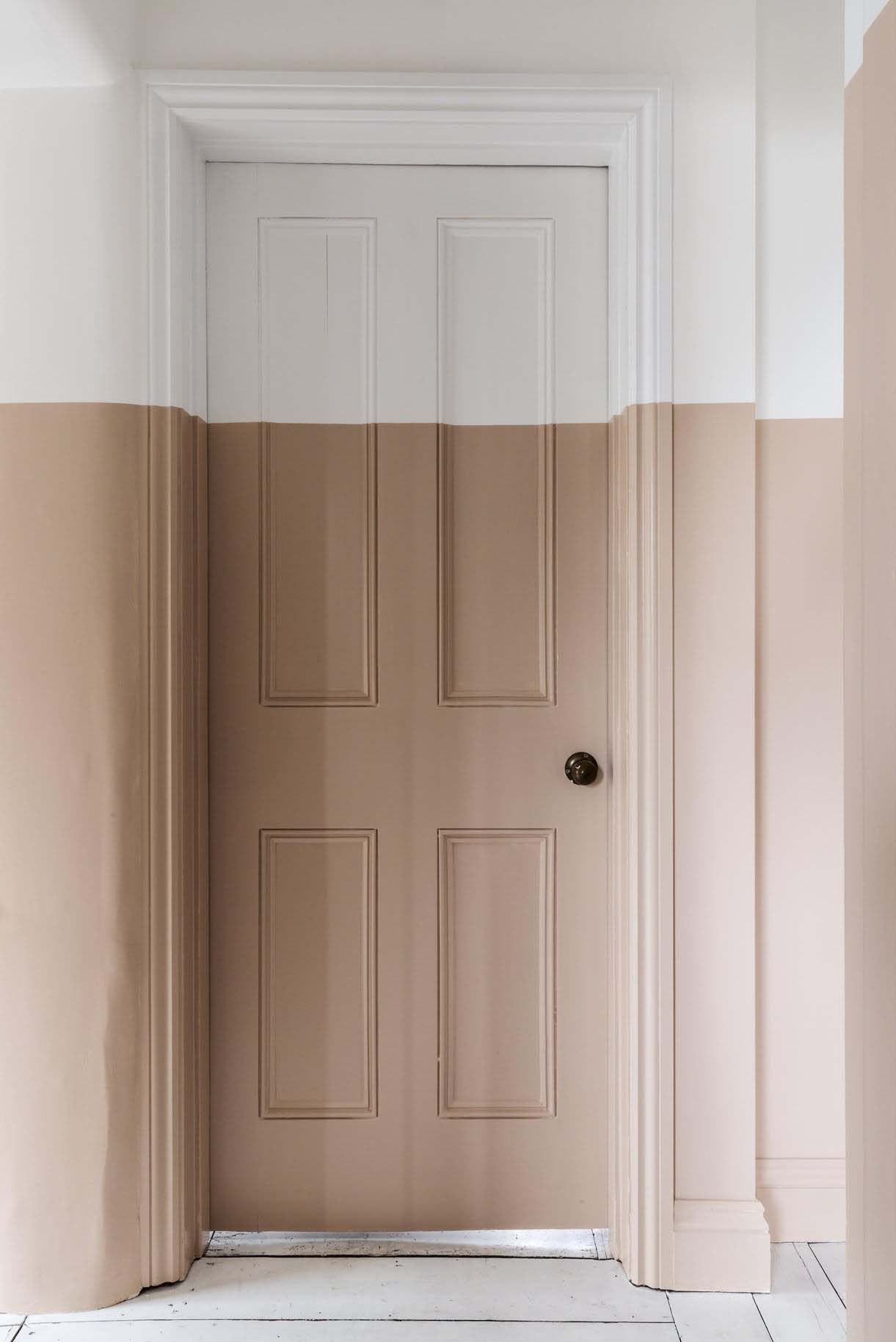 Paint the Unused Door to match the Color of the Space