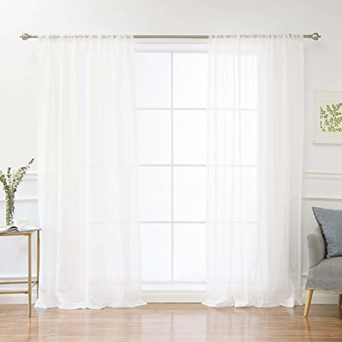 Add Curtains and Create an illusion of having Windows