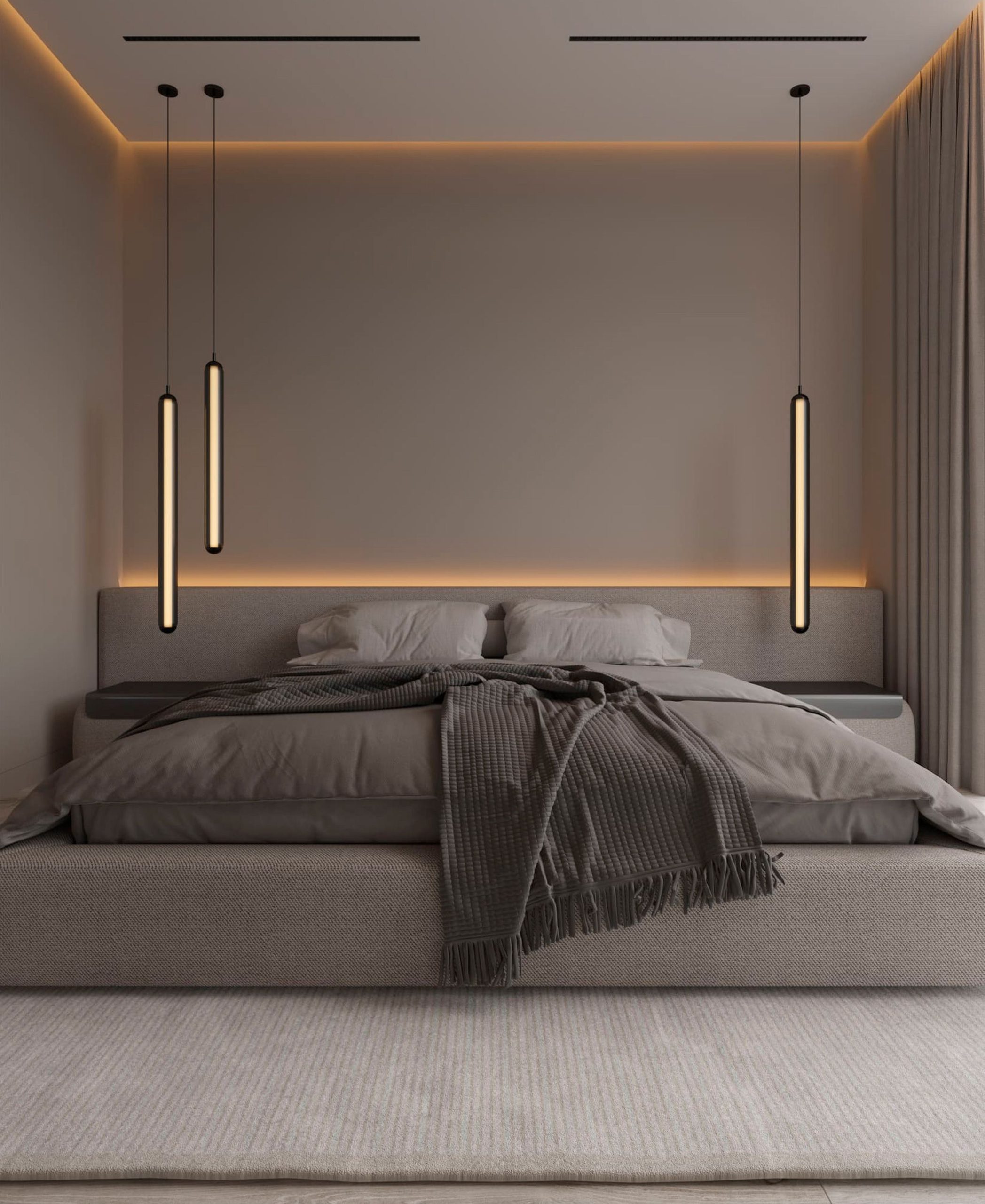 How to Hang LED Lights in Bedroom Designs