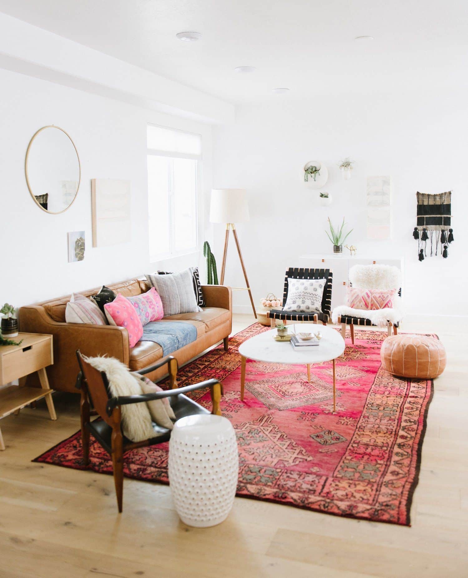 Brown and Pink