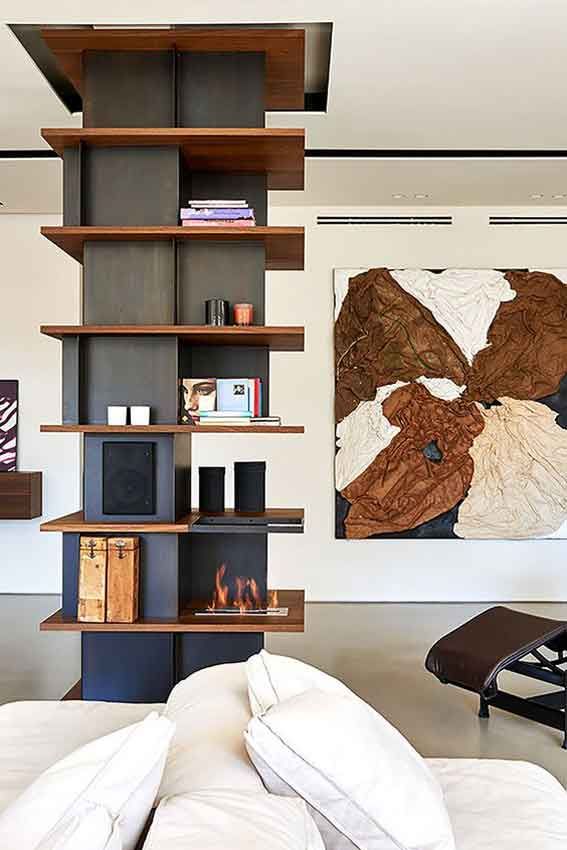 How to Hide a Pillar in a Living Room - Column Decor Ideas