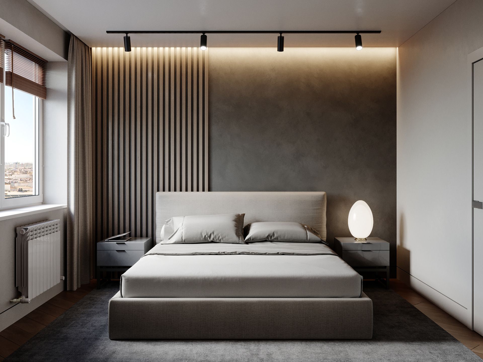LED Strip Lights at the Foot of the Bed