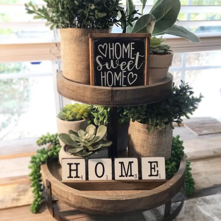 How to Decorate a Two-Tier Stand - Tiered-Tray Decorating Ideas