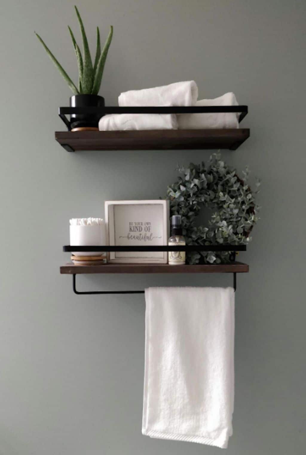 Use a Decorative Cloth or Towel to Dress up your Countertop.