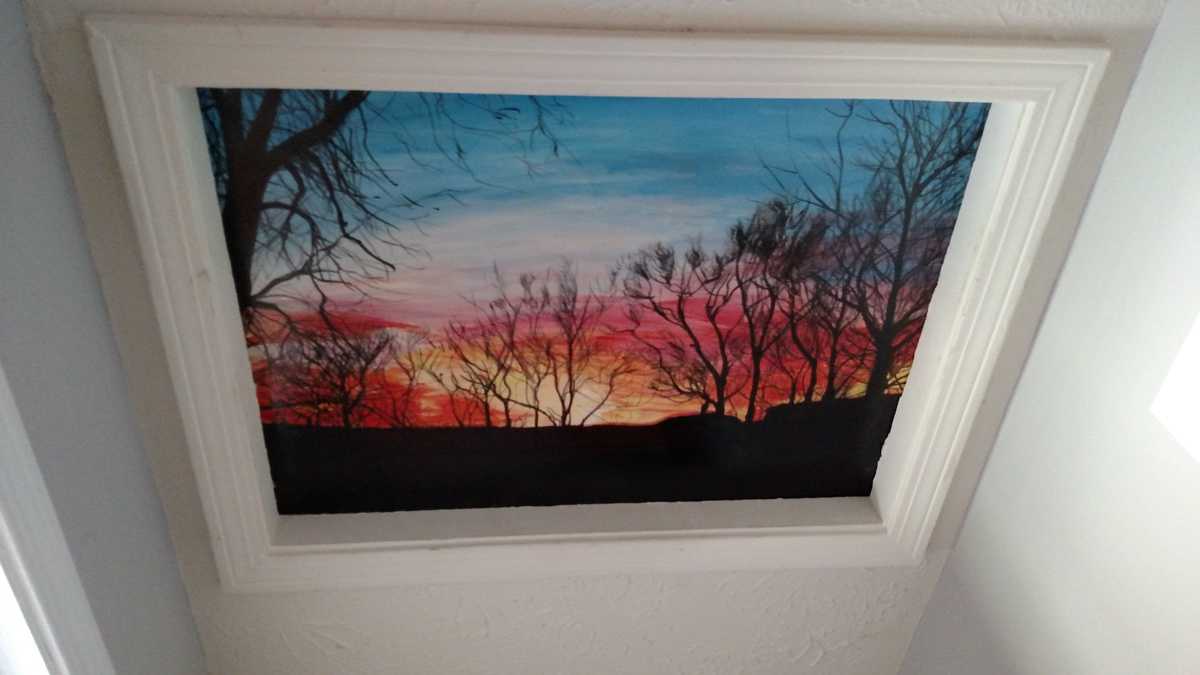 attic door art ideas