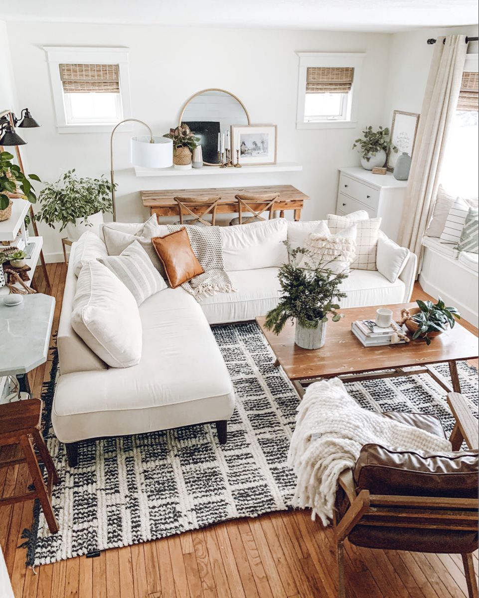 Arrange an L-Shaped Sofa