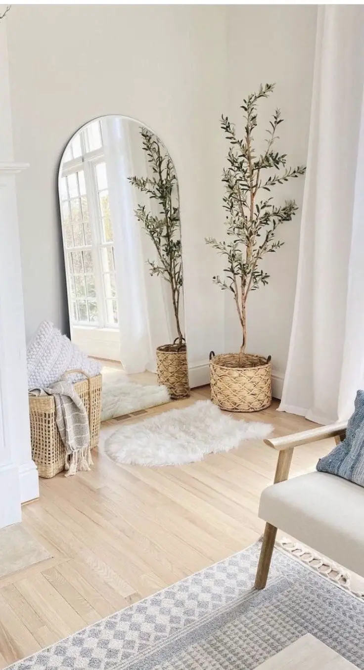 What is the best way to decorate a mirror with washi tape?
