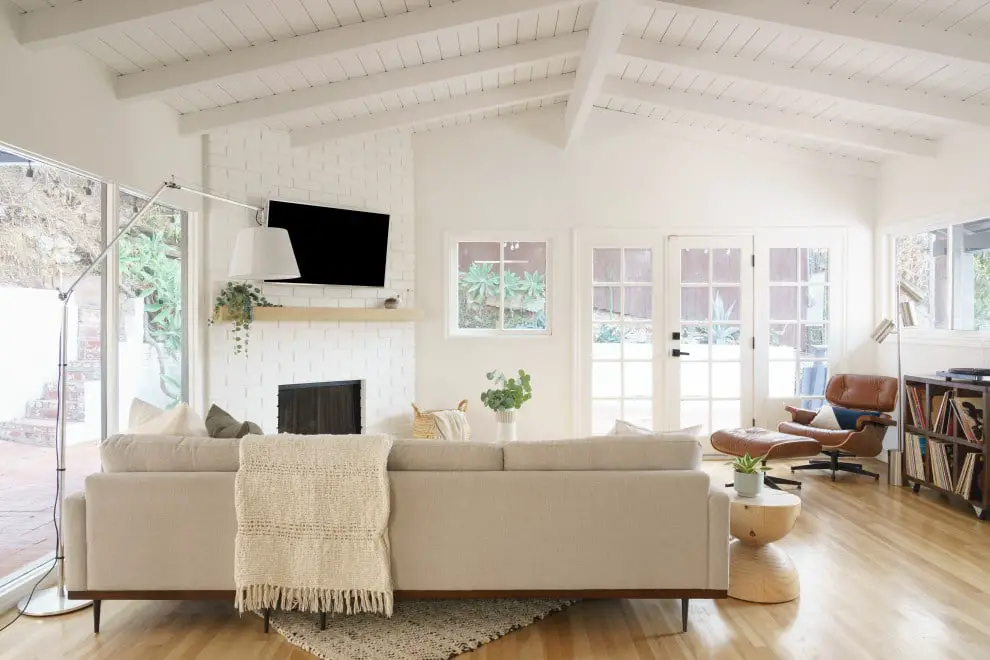 How do you furnish a long and narrow living room?