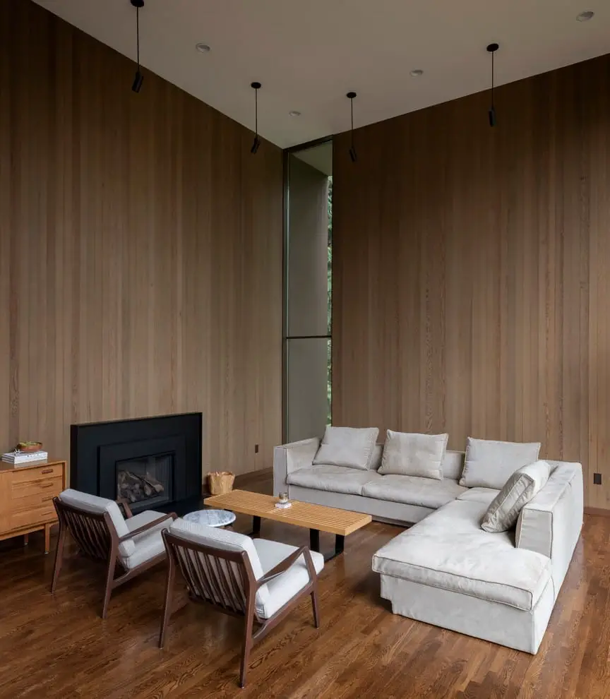 Split-Level Living Room Layout