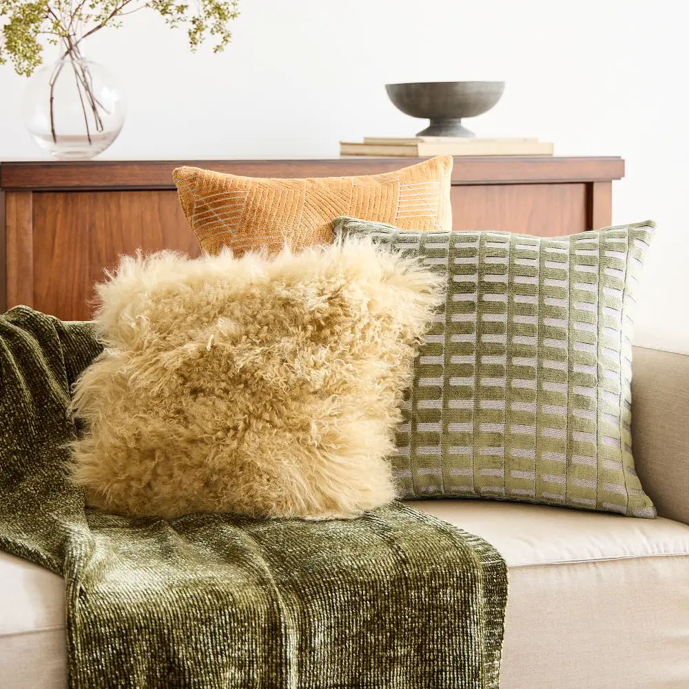 Decor with Patterned Throw Pillows