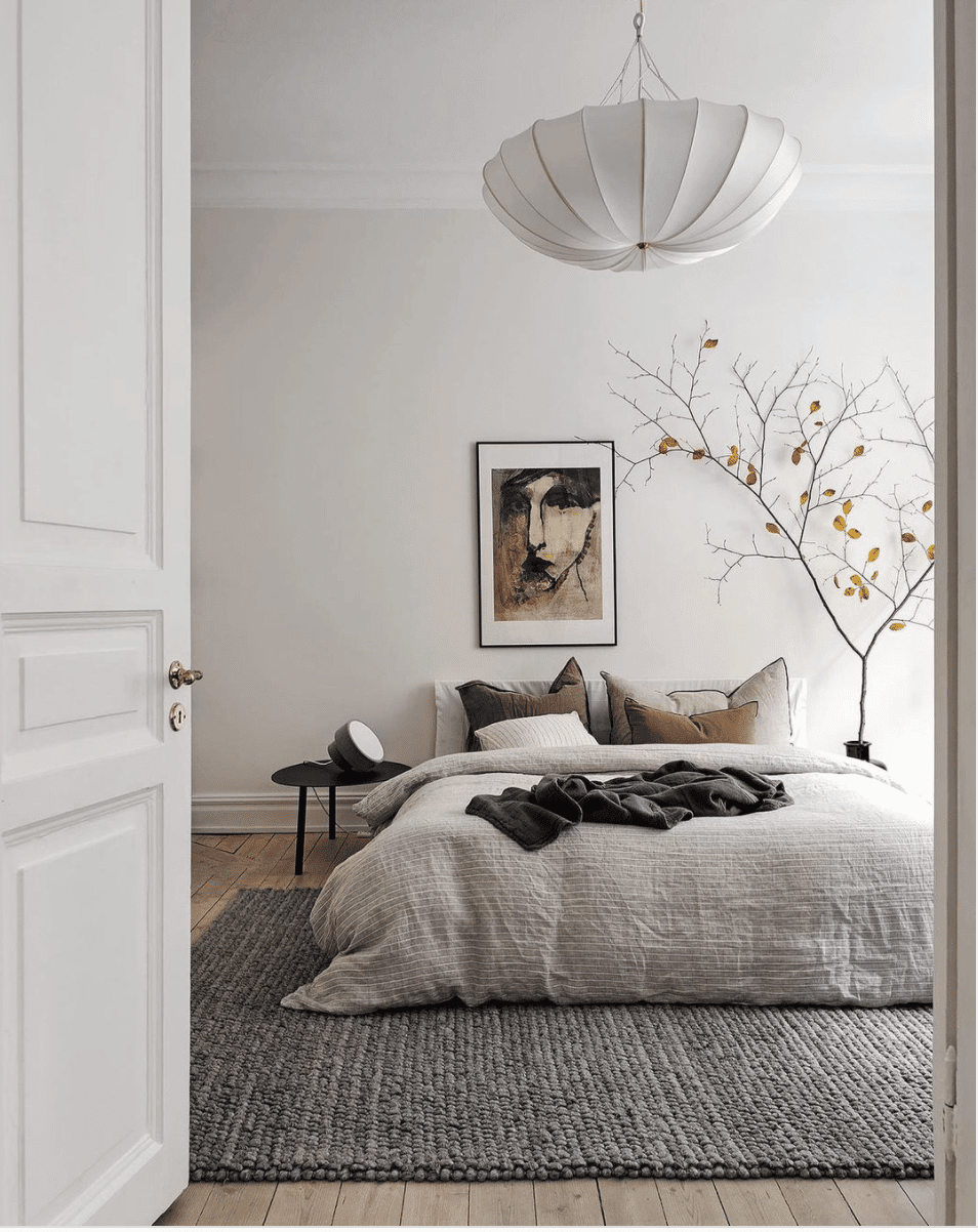 You may find you have more space without a second nightstand and can use that for other purposes, such as a chair, small…