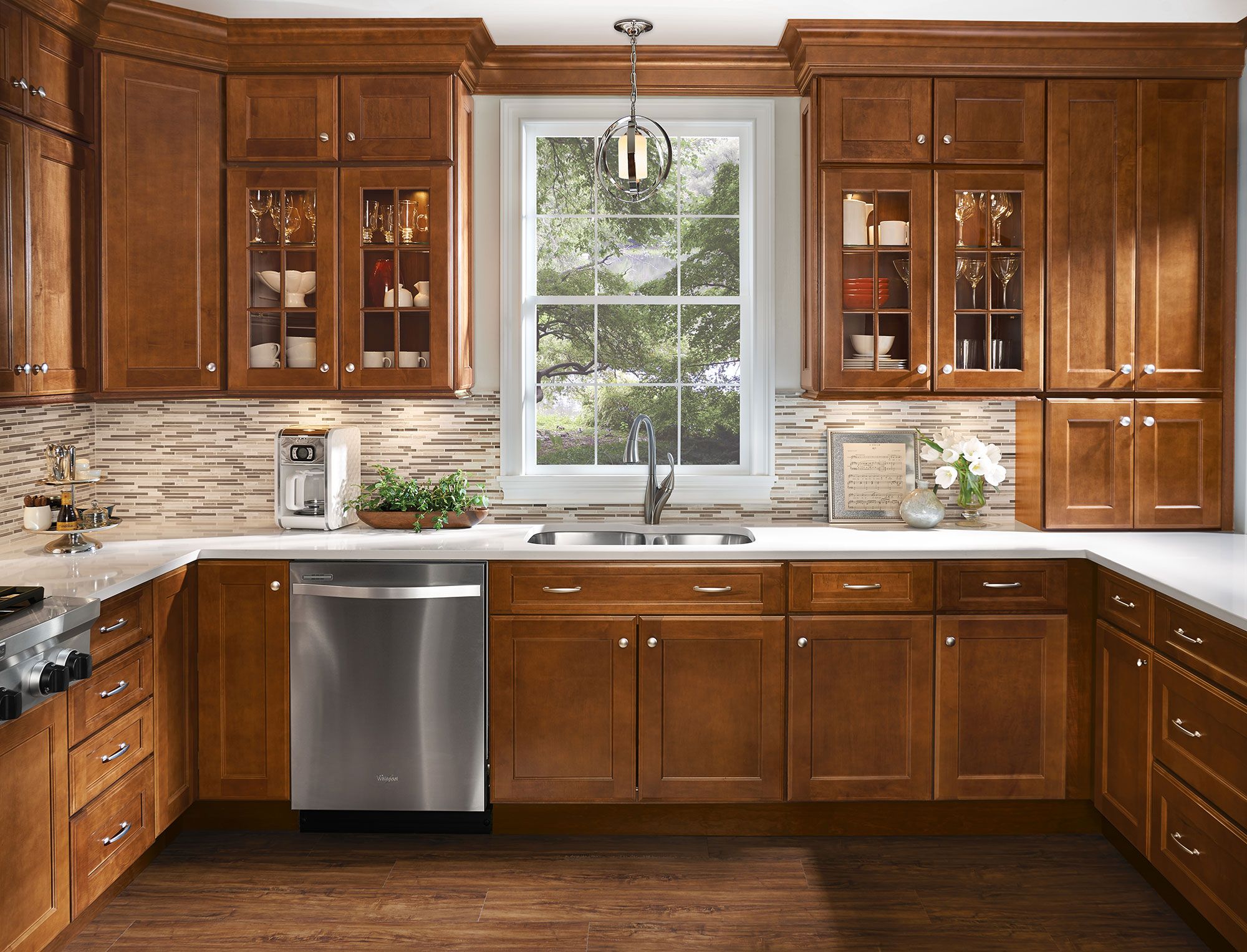 Replace fluorescent bulbs with LED bulbs for a brighter look.