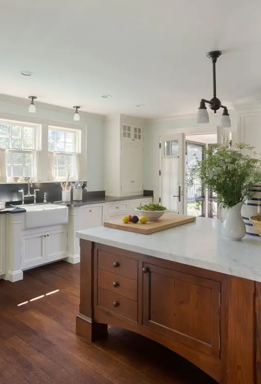 Swap out your recessed lighting for lights with brighter bulbs or lamps to create a more cheerful atmosphere.