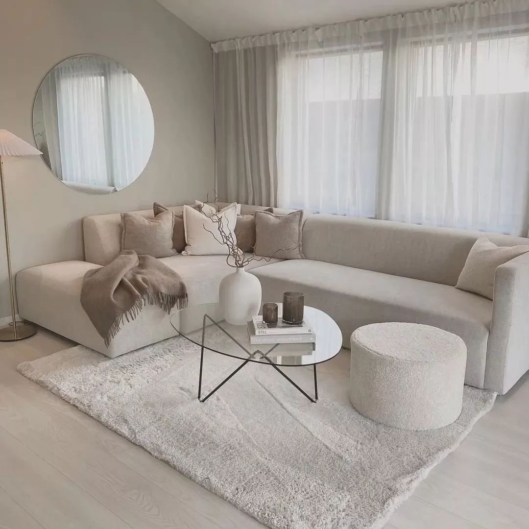 Hang Some Curtains to Add Softness and Privacy