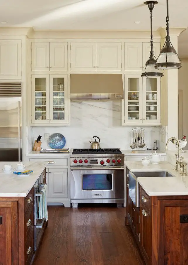 Put lights under the cabinets to make meal prep easier and your kitchen more inviting.