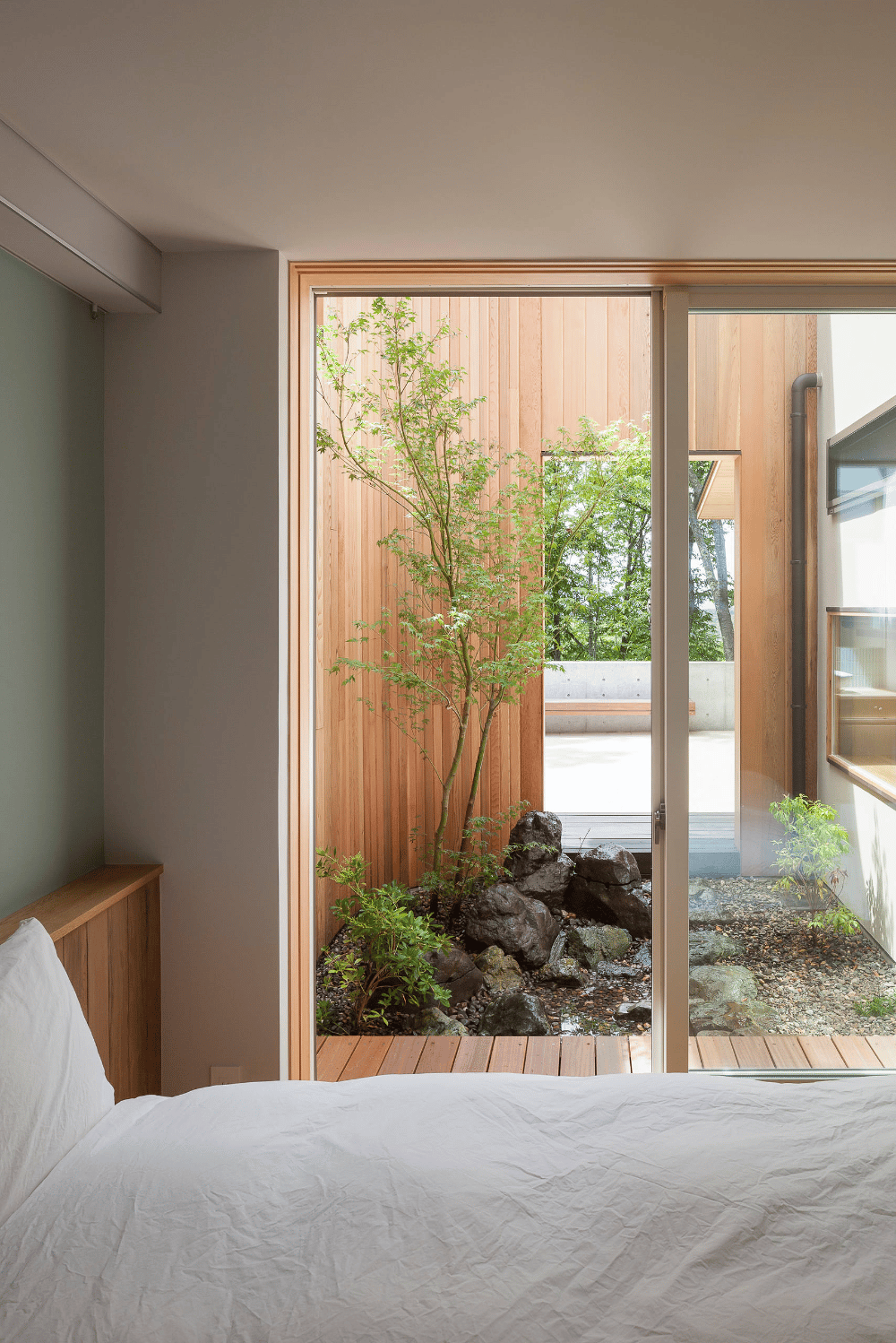 Let in natural light by keeping window treatments simple.