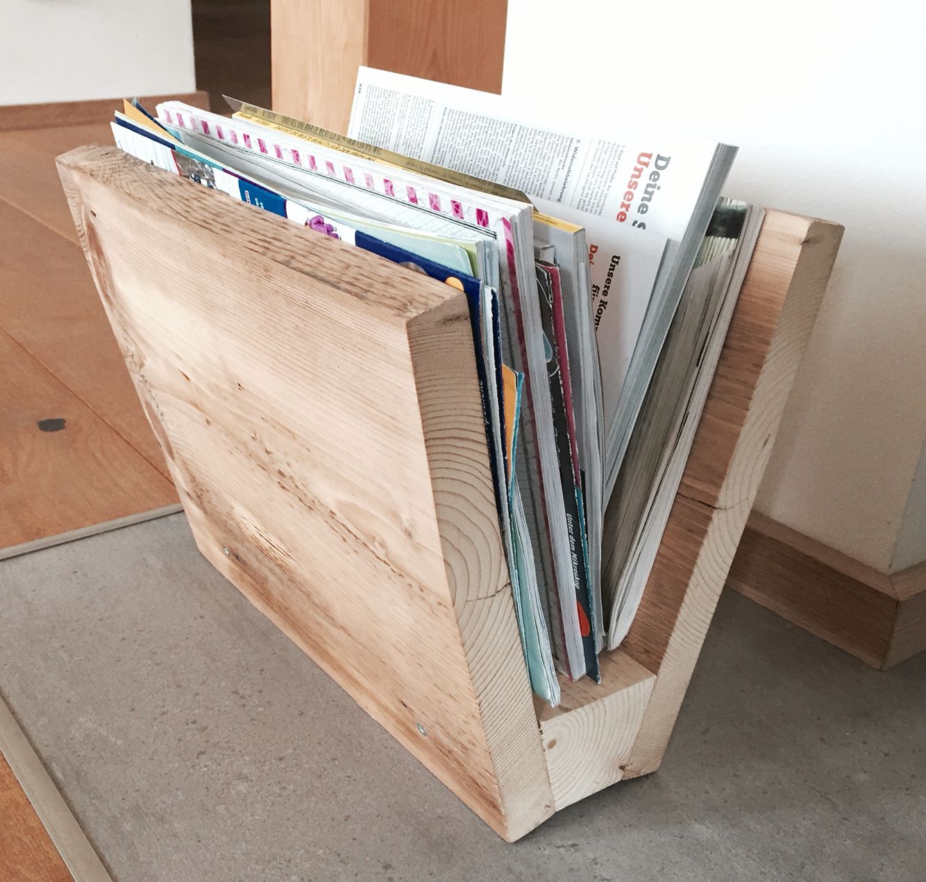 Magazine Holder as Toy Storage