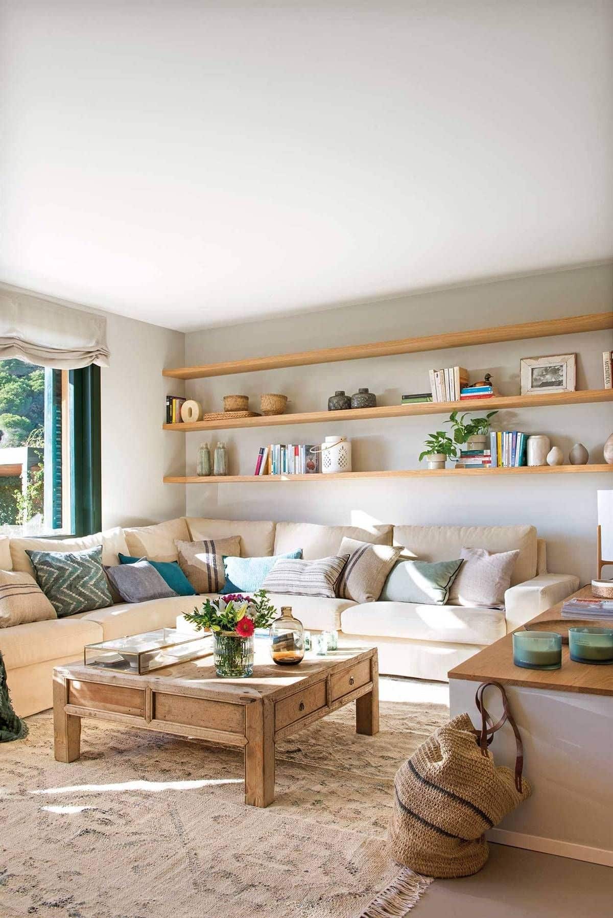 Use Complementary Furniture, Such as a Matching set of Coffee and Side Tables.