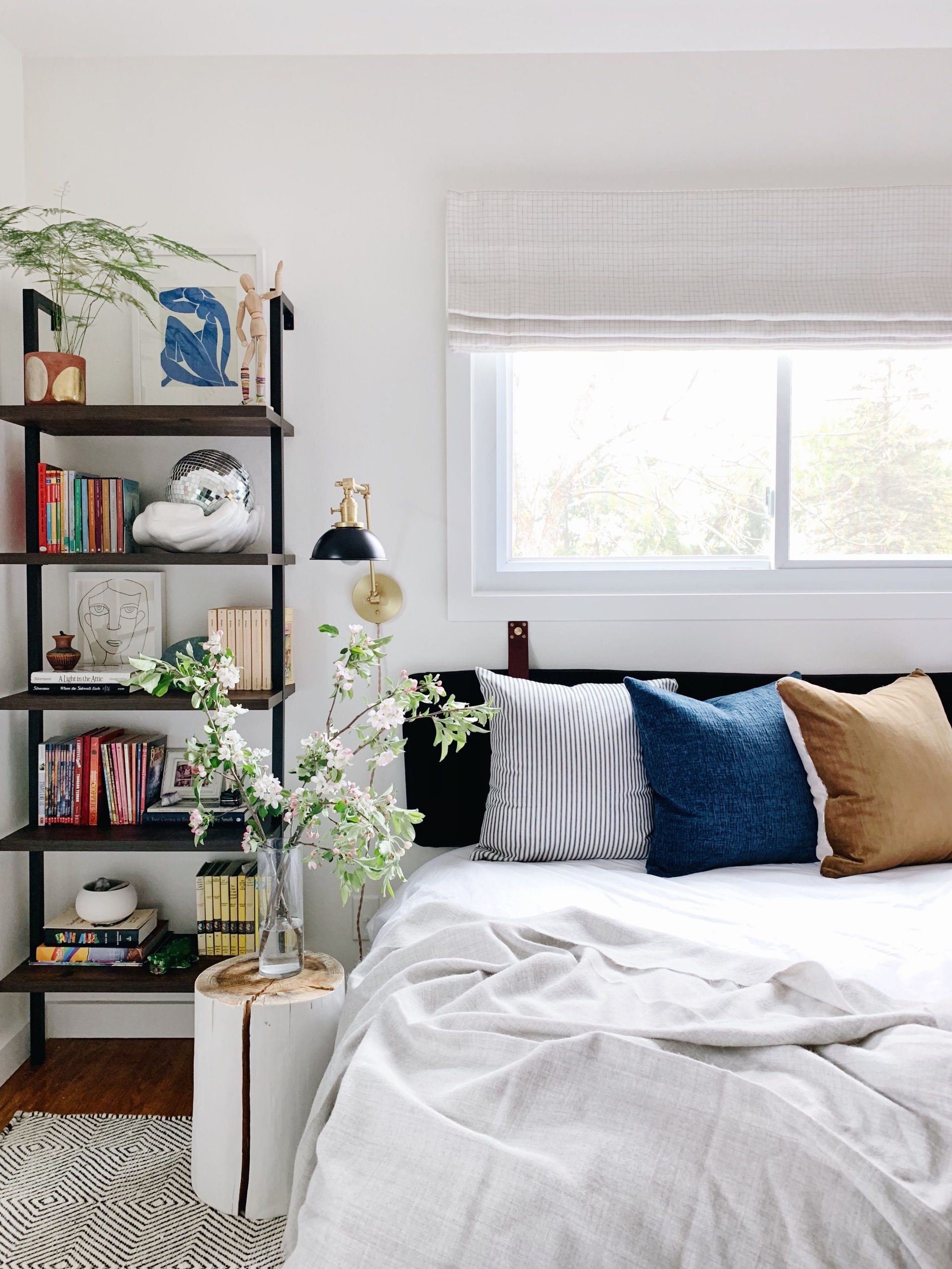 Easier to design- when it comes to designing your dream bedroom, two nightstands can sometimes get in the way.