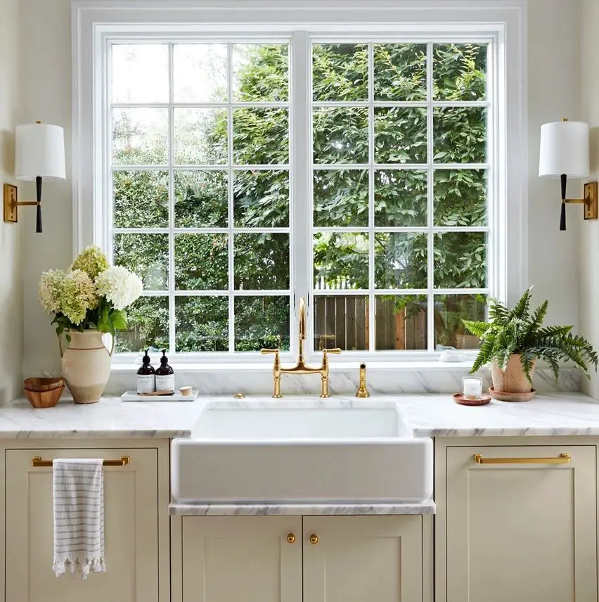 Install a classic stained glass panel for an intricate, classic look.