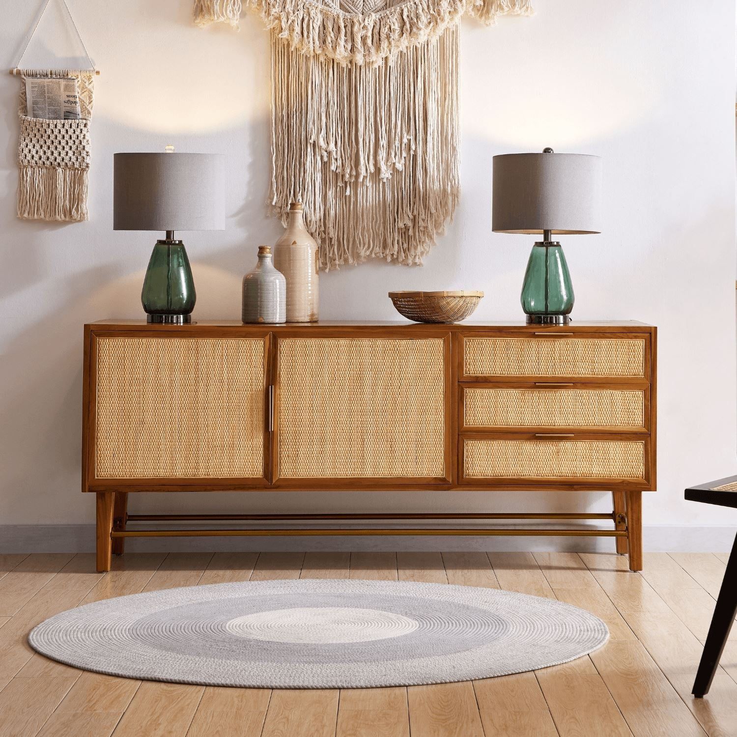 Choose fun and functional accessories such as remote control caddies, game boxes, or baskets to store things like DVDs…