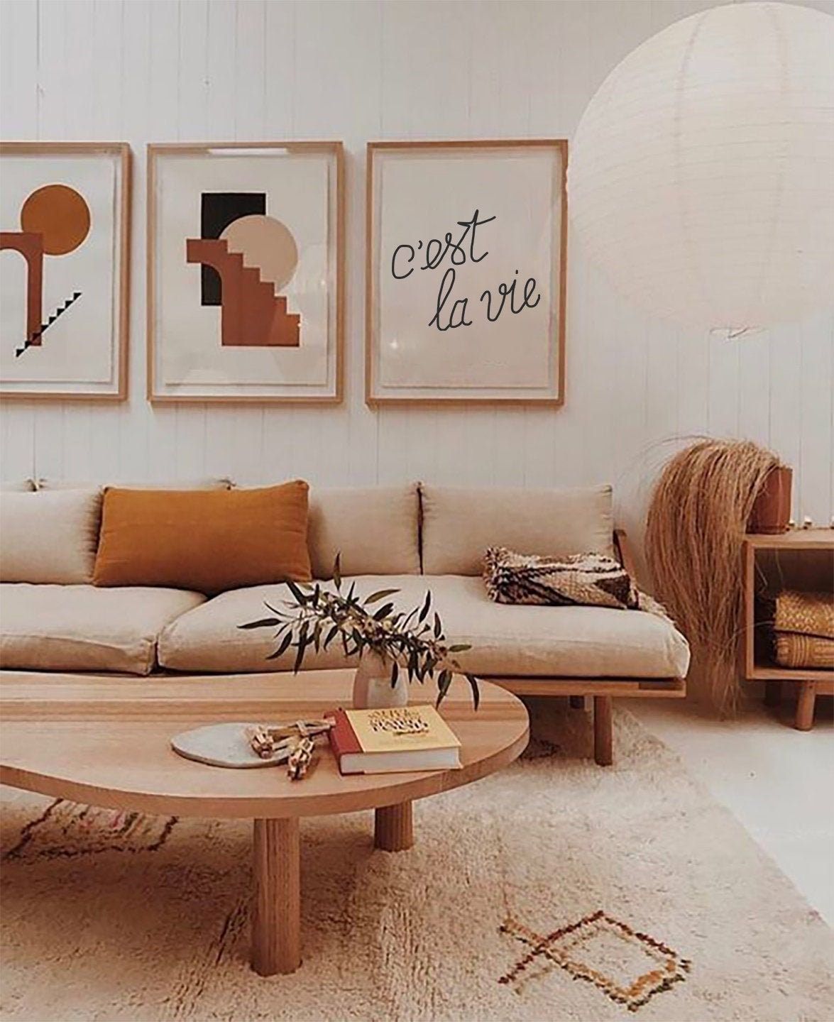 Burnt Orange and Beige: If you want to give the living area a warm, inviting atmosphere, try pairing burnt orange paint…