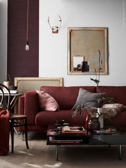 Don’t be afraid to mix and match different textures and styles. This will bring a unique touch to your burgundy sofa and…