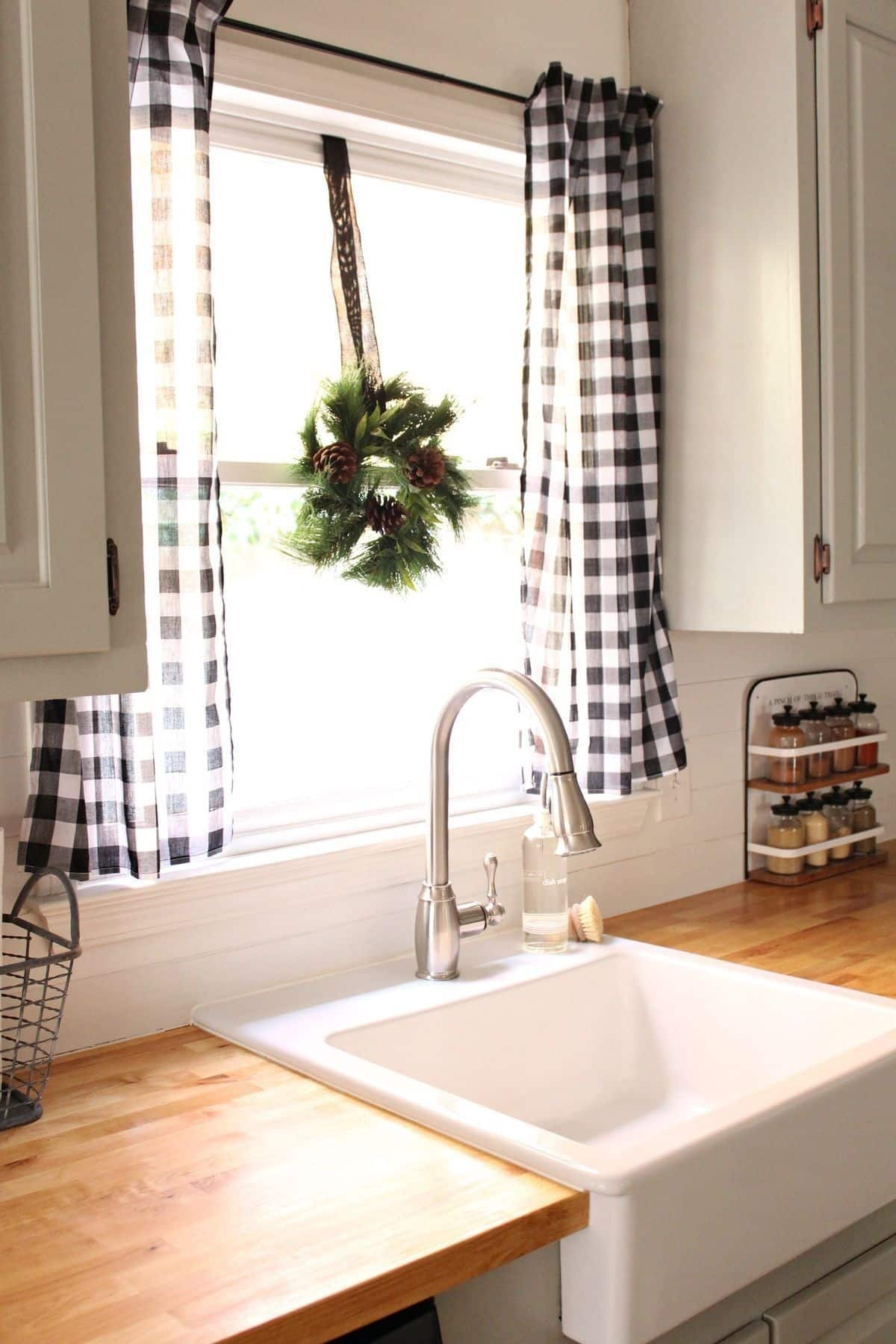 Hang curtains on the outside of the window frame to achieve a traditional design while still taking advantage of natural…