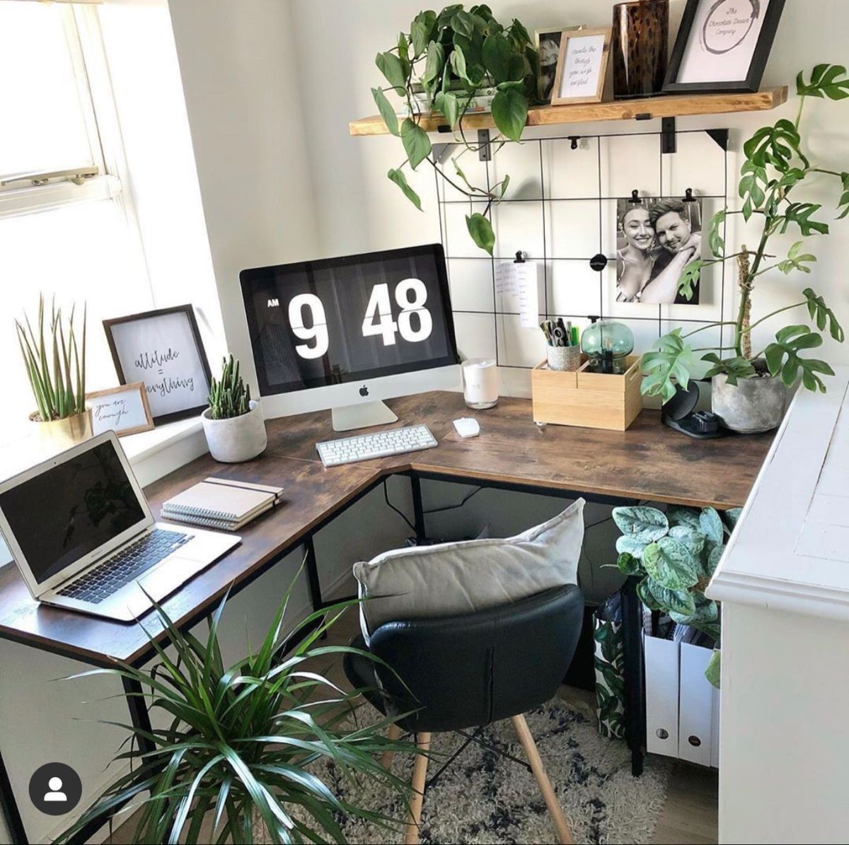 Make it an at-home office space to get some work done from the comfort of your own home, with a desk and plenty of storage.