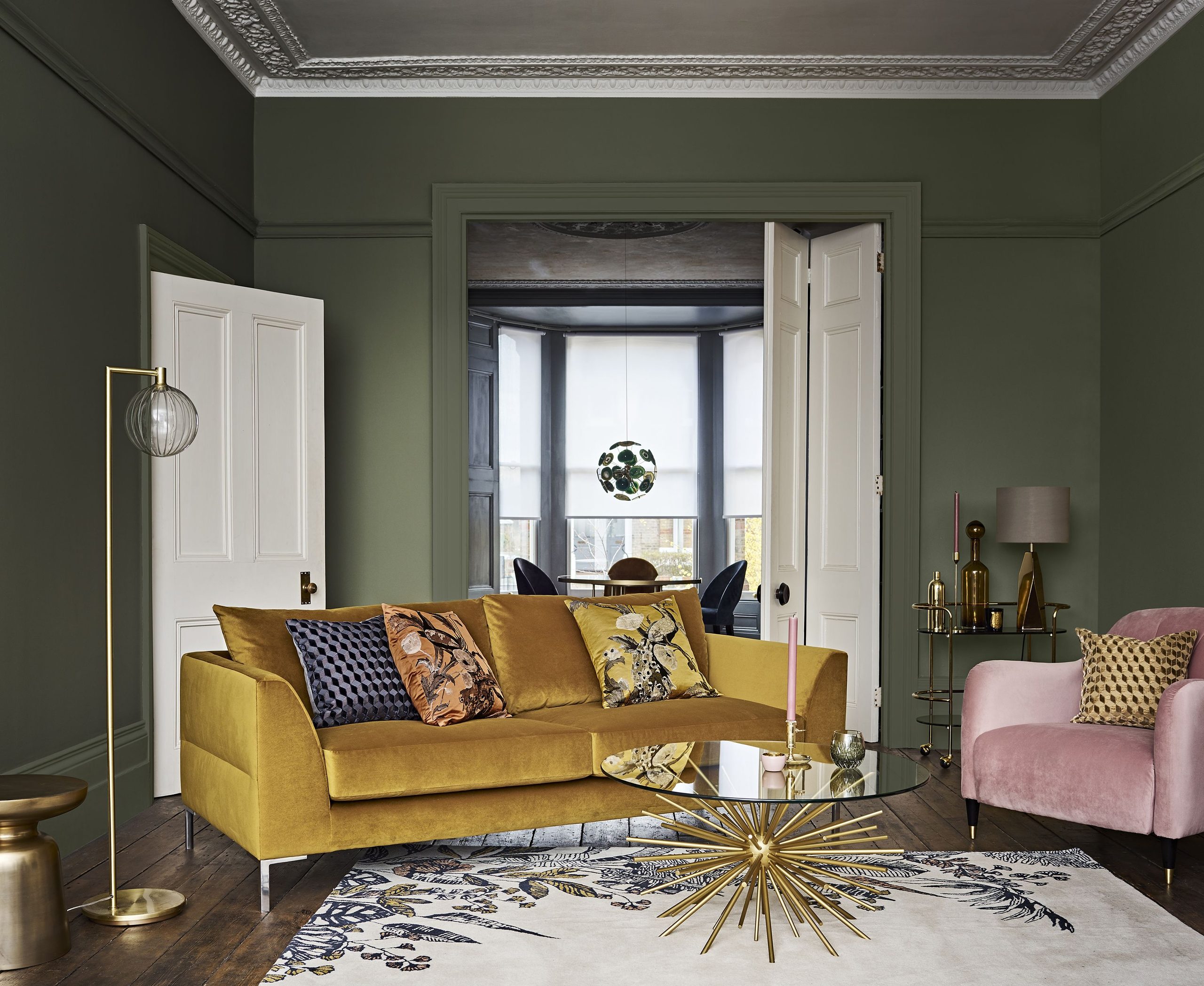Avoid using too many metallic colors, as they can create a cluttered look in your living room.