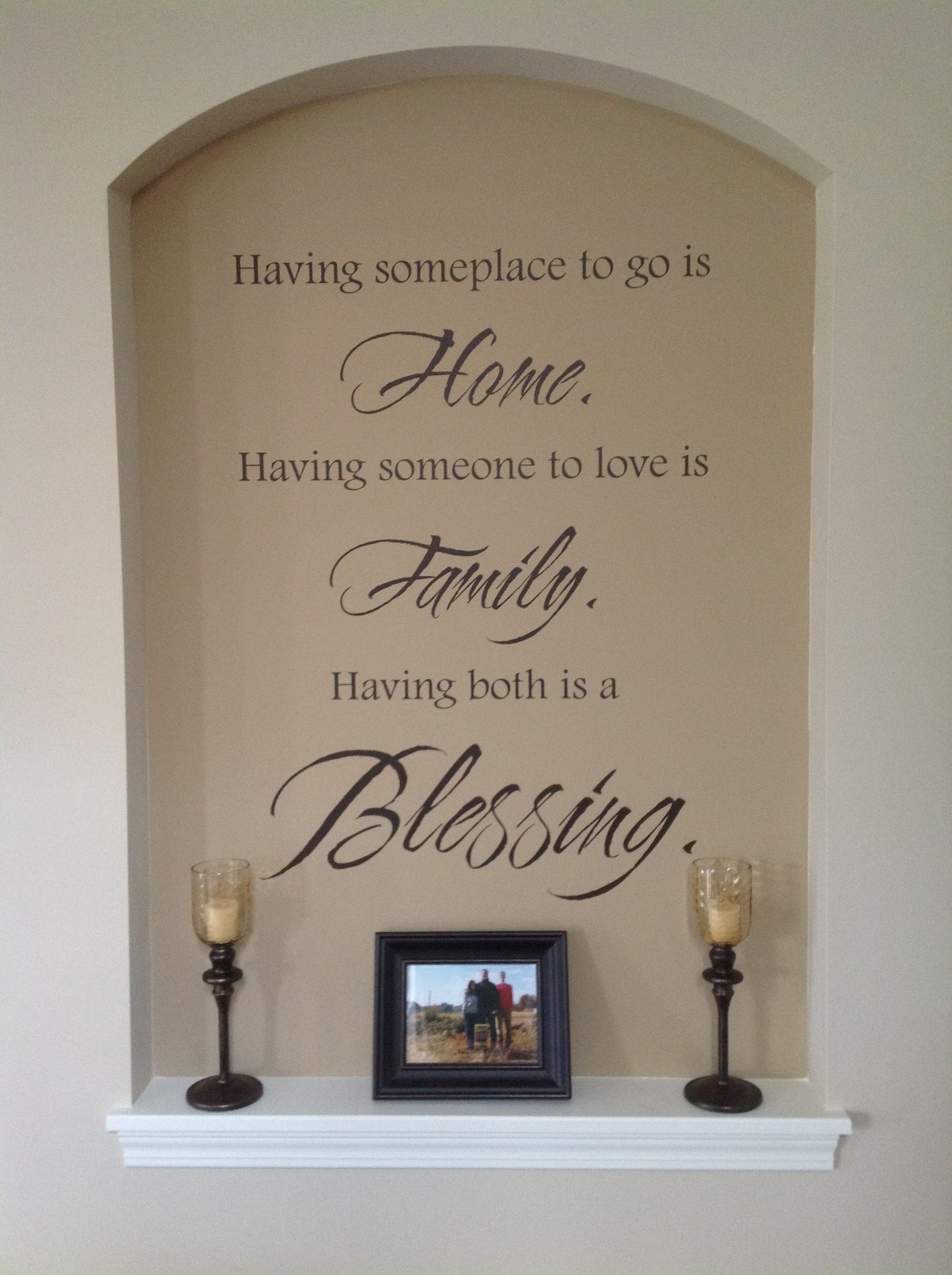 Create a chalkboard wall and use it to write inspirational messages or display drawings.