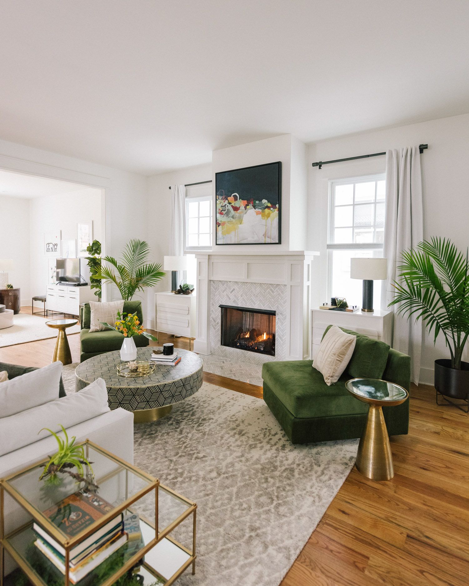Use vivid hues to create a vibrant atmosphere.