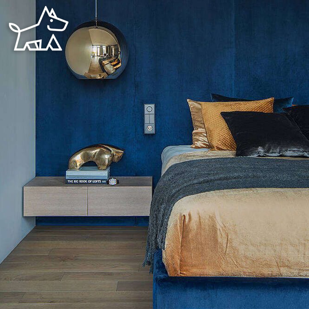 How to Decorate a Bedroom with a Blue Carpet – 10 Room Ideas