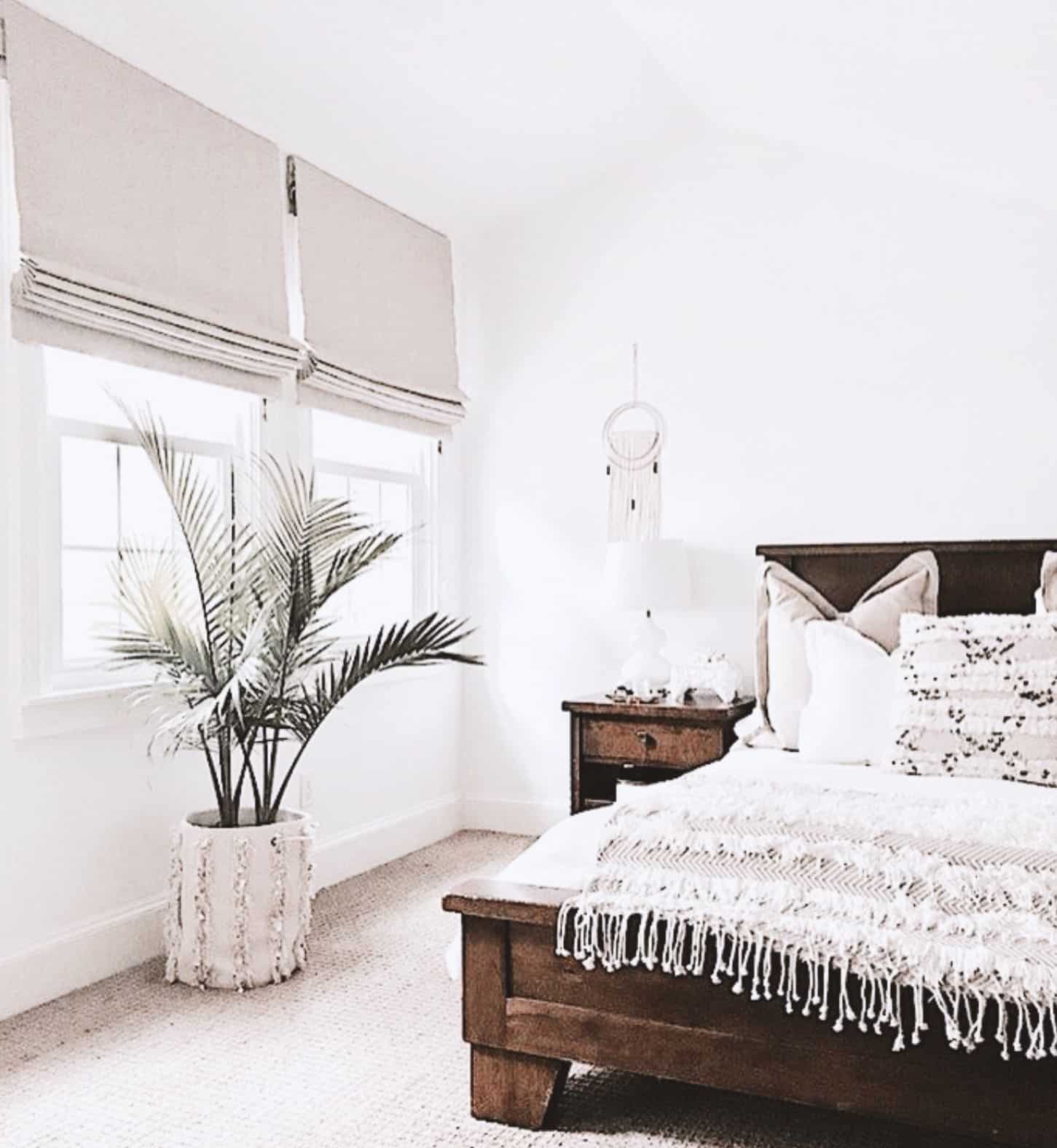 White is a classic, timeless color that goes with any type of furniture.