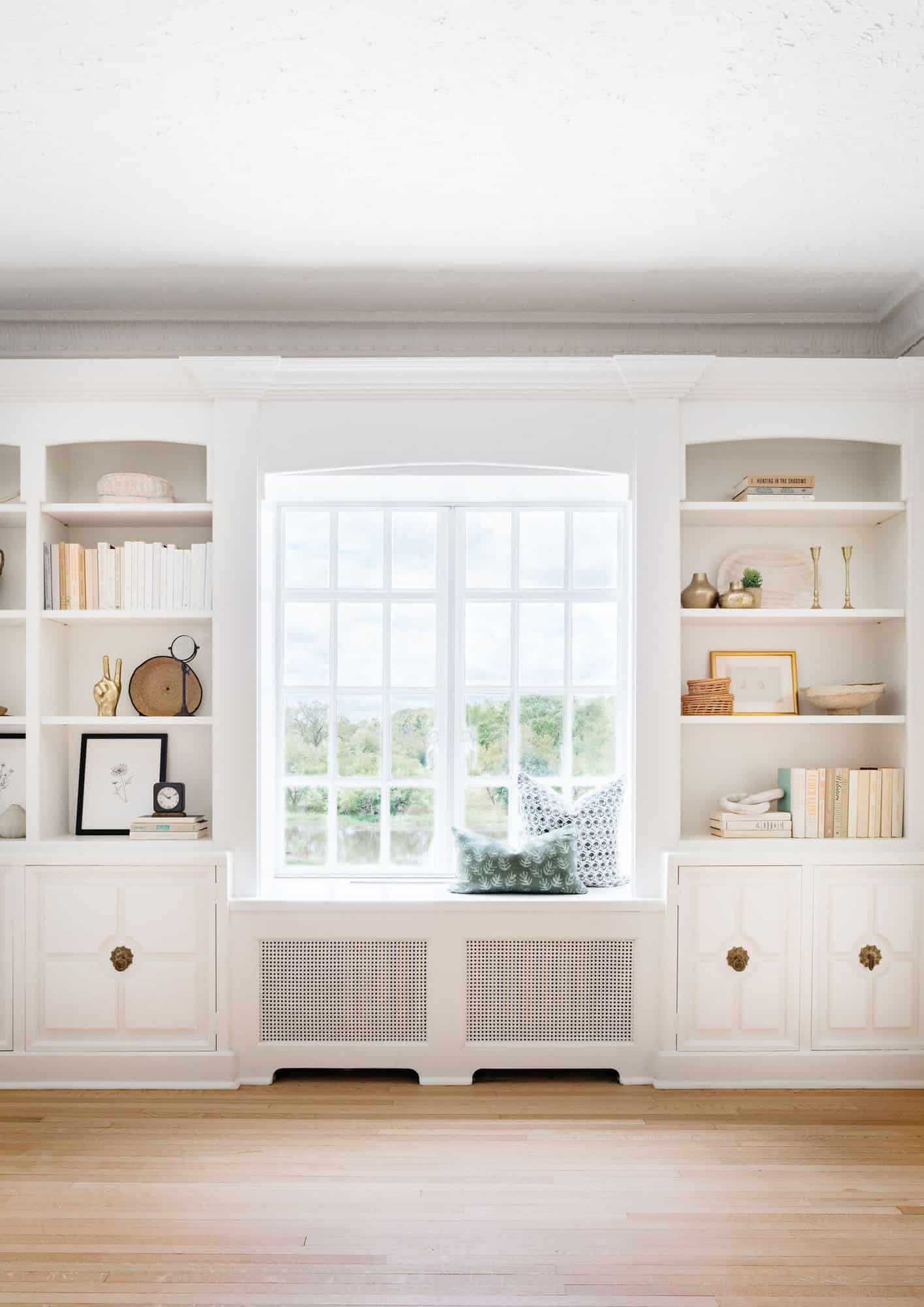 Incorporate your speakers into furniture such as bookshelves or cabinets.