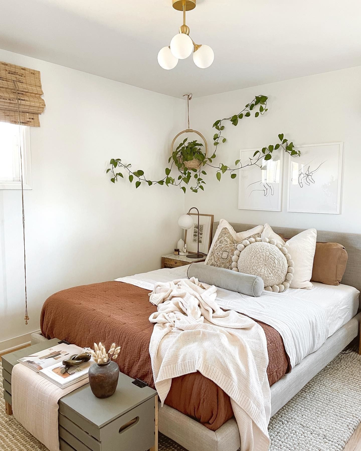 For under-the-bed storage space, invest in a set of inexpensive plastic or wire baskets.