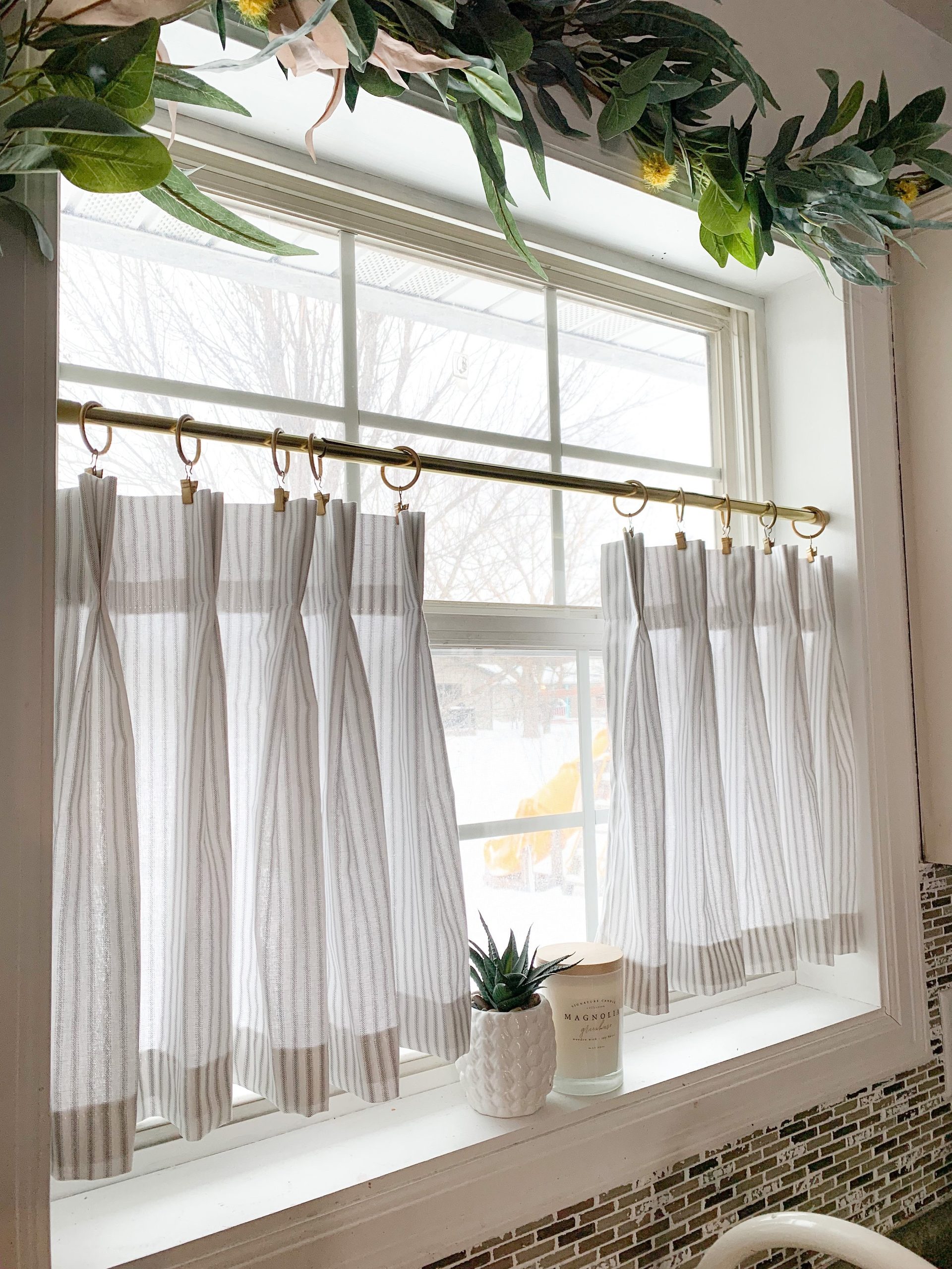 Hang sheer panels for a chic, lightweight look that is perfect for letting natural light while still offering a degree of…